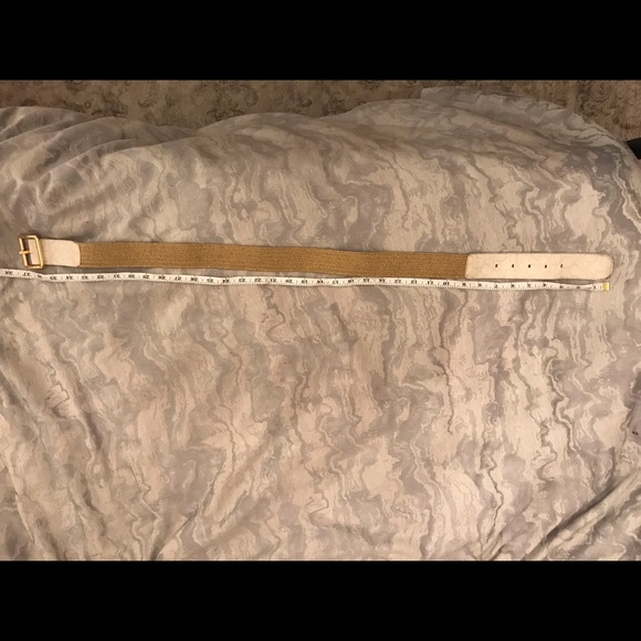 Calvin Klein Belt - 37” - White / Tan - Picture 4 of 5